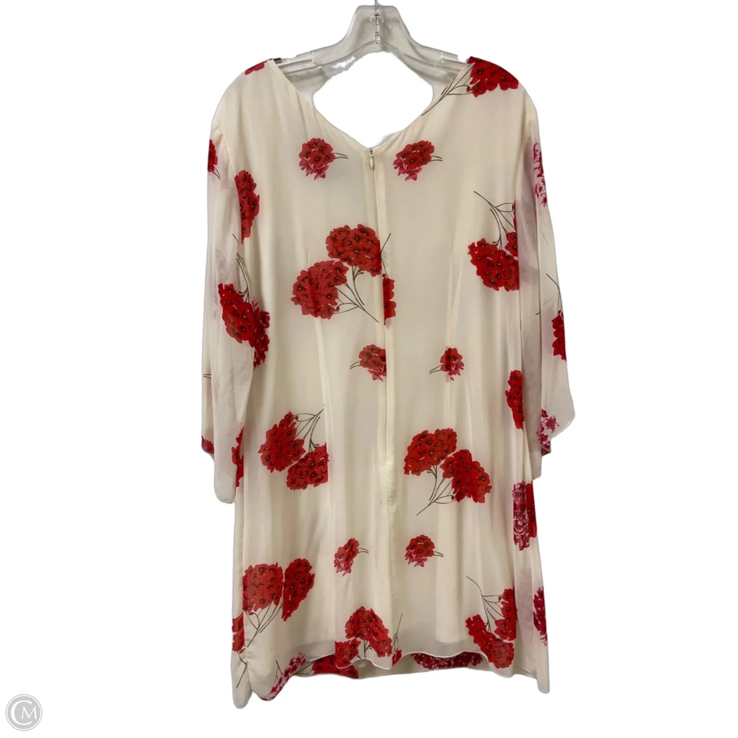 Dress Casual Short By Grace Karin In Red & White, Size: Xl