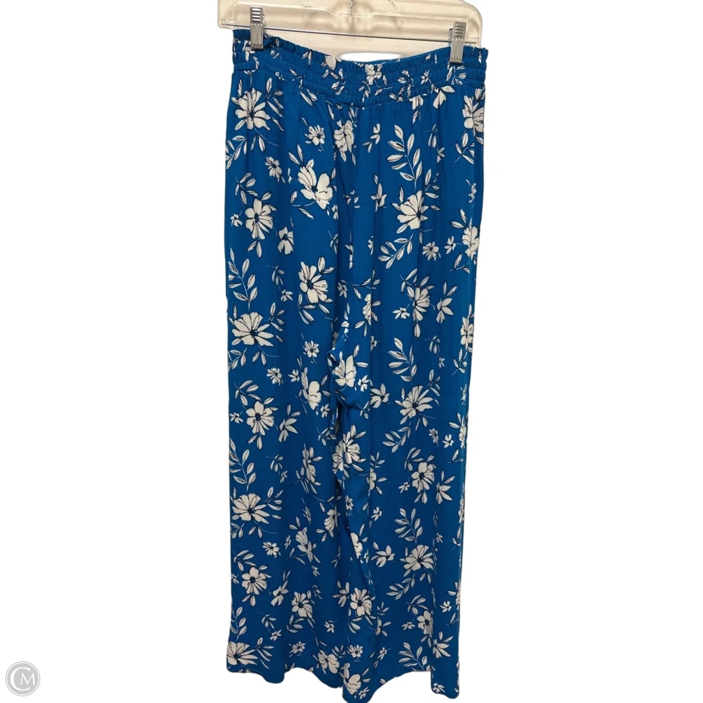 Pants Wide Leg By Blue Rain In Blue & White, Size: 8