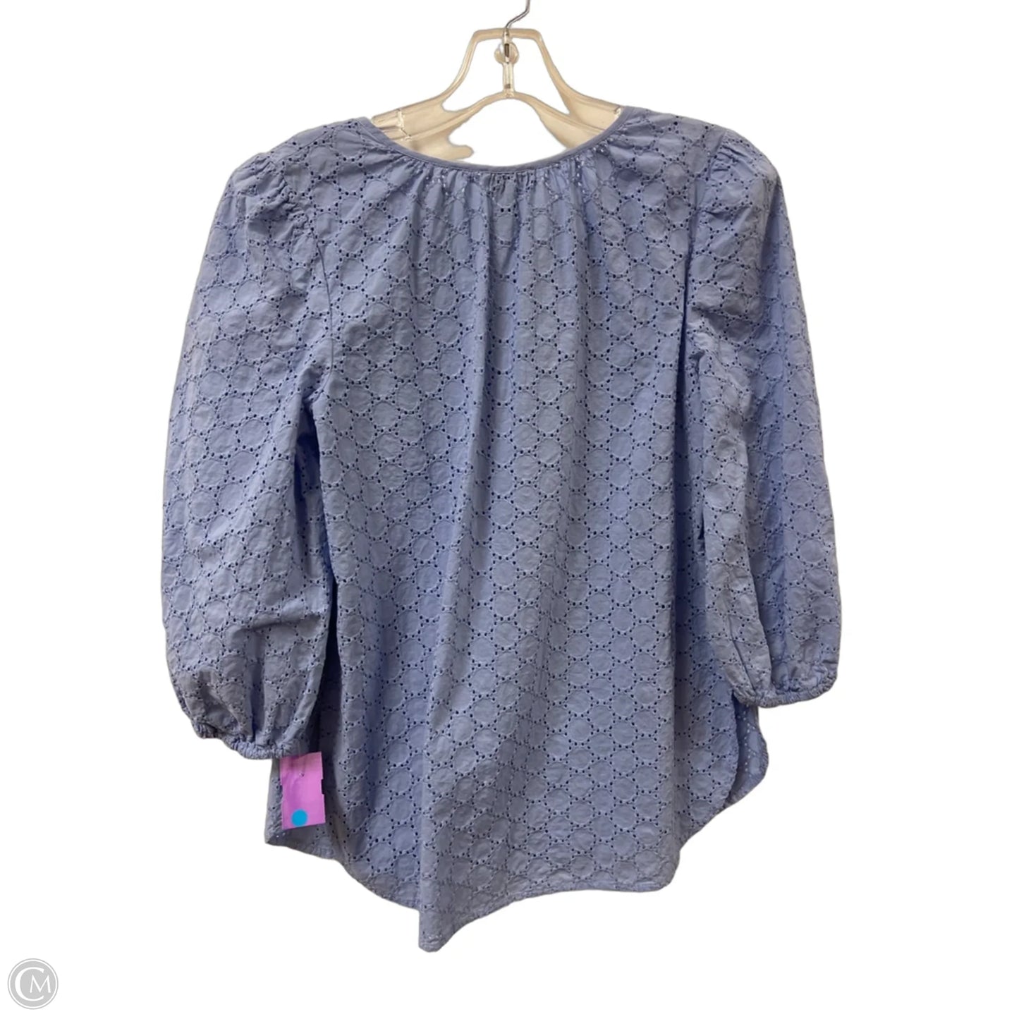 Top Long Sleeve By Jones New York In Blue, Size: S