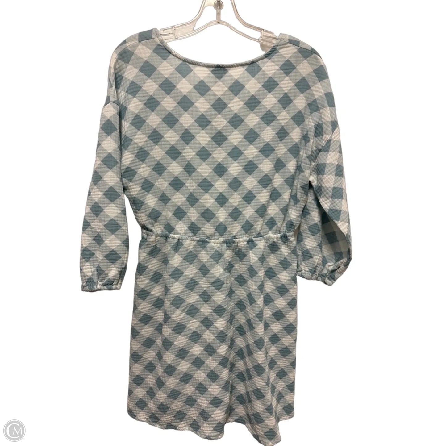 Dress Casual Short By Cato In Blue & White, Size: L