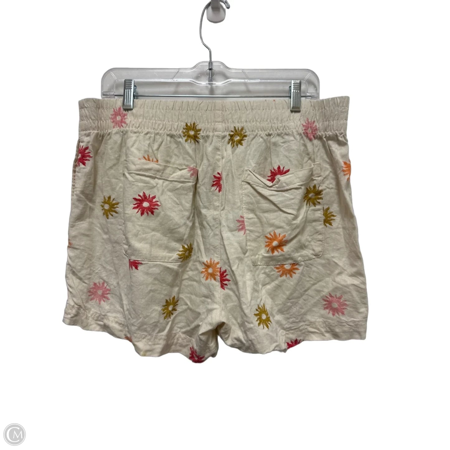 Shorts By Old Navy In Cream & Pink, Size: 12