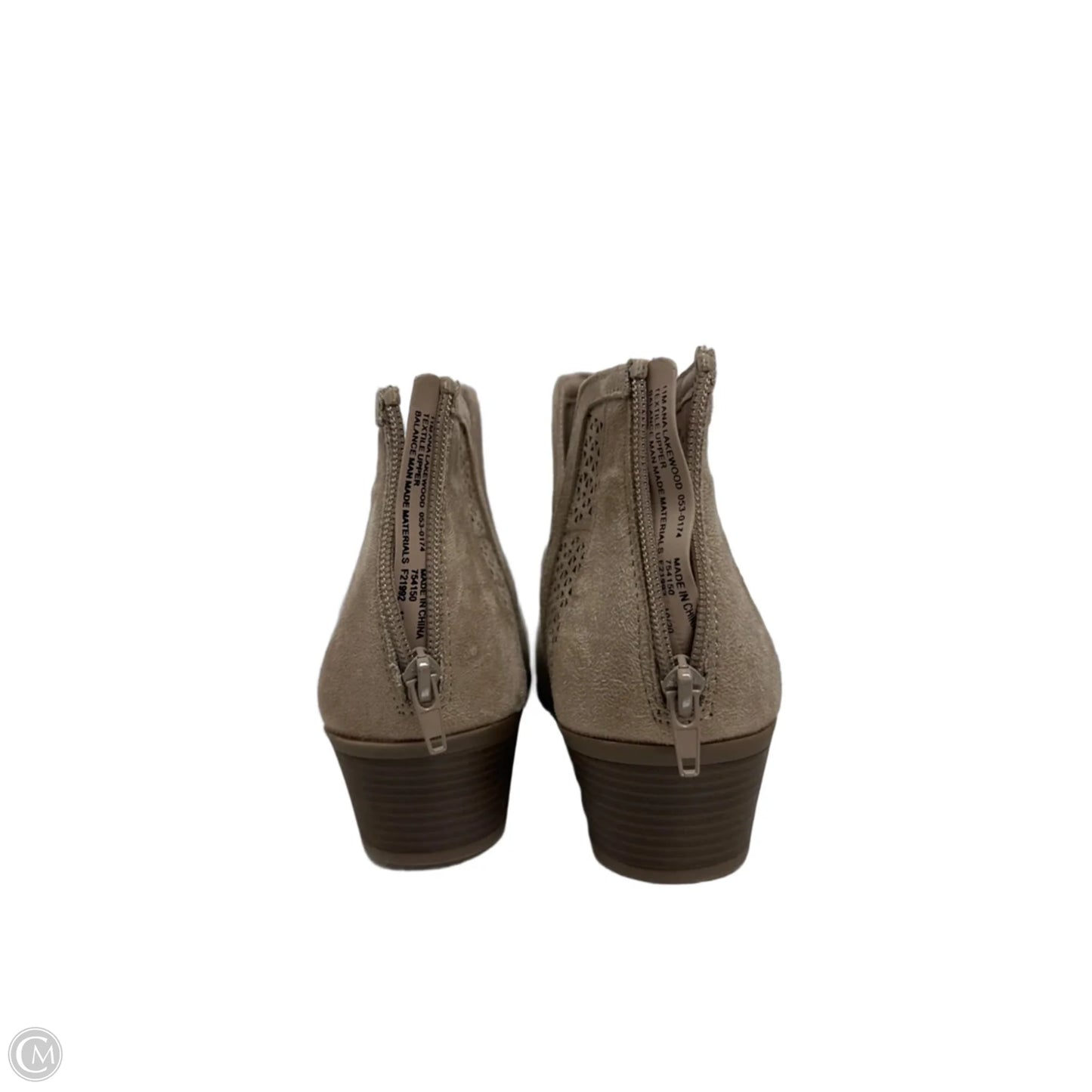 Boots Ankle Flats By Ana In Cream, Size: 11