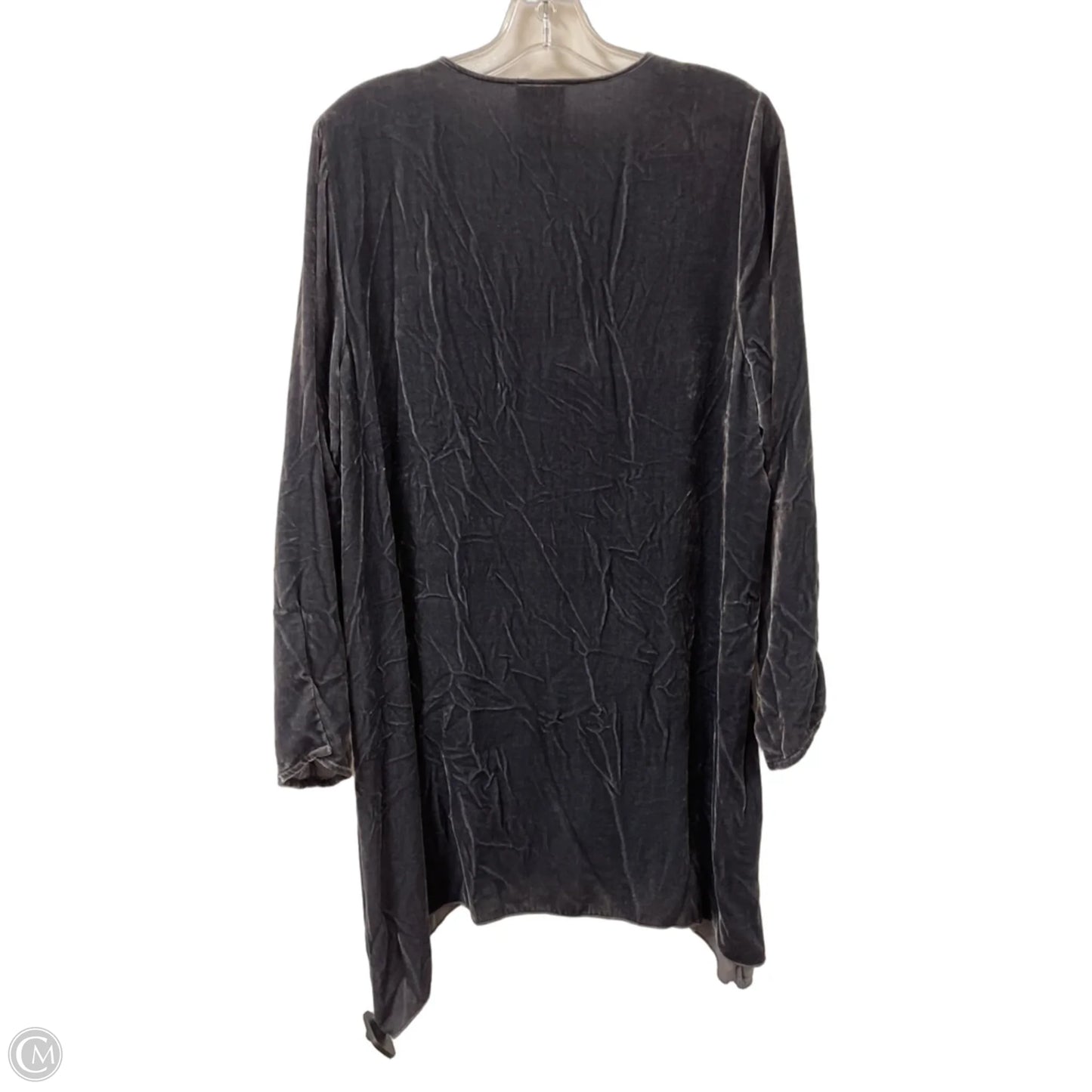 Tunic Designer By Johnny Was In Grey, Size: L