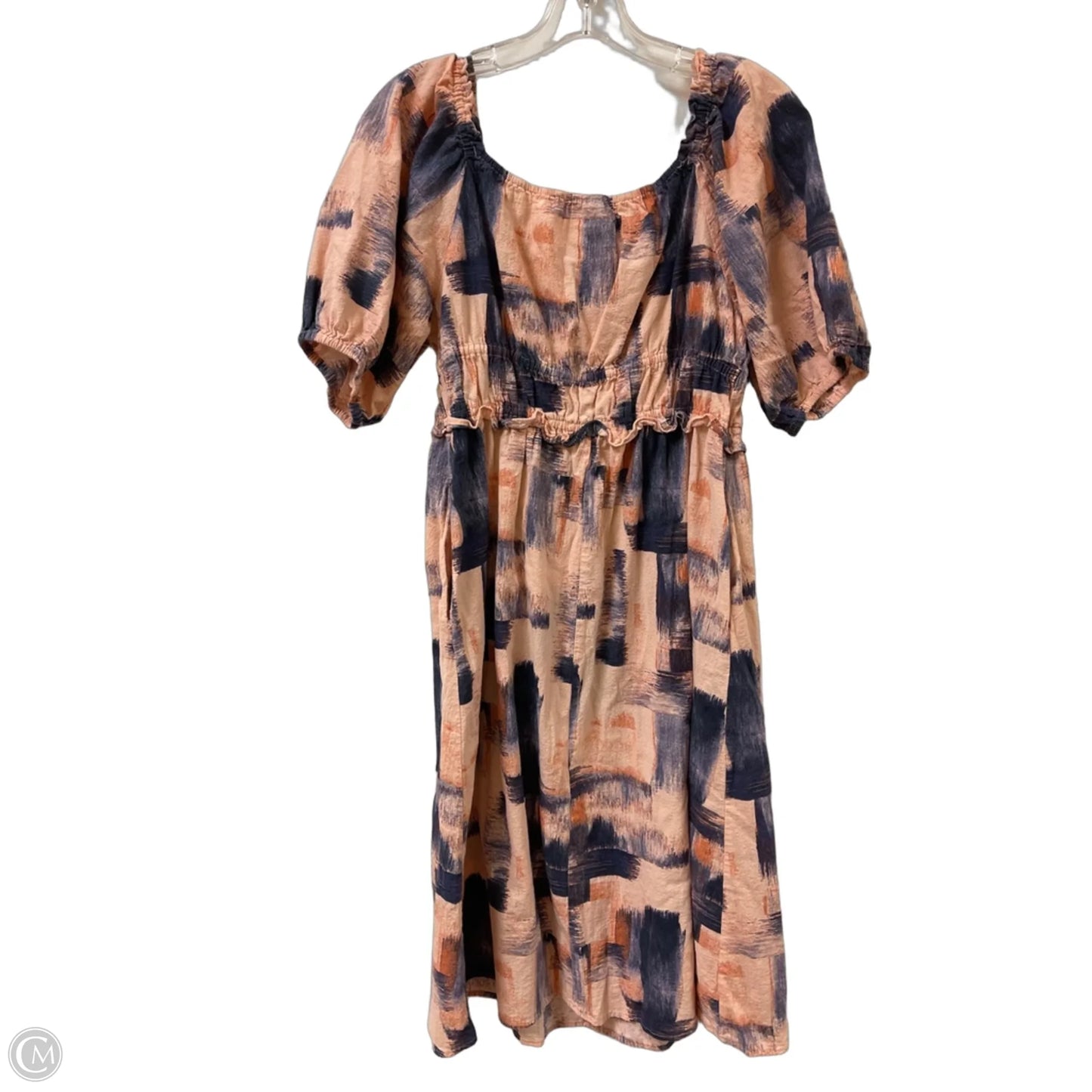 Dress Casual Midi By Universal Thread In Blue & Pink, Size: M
