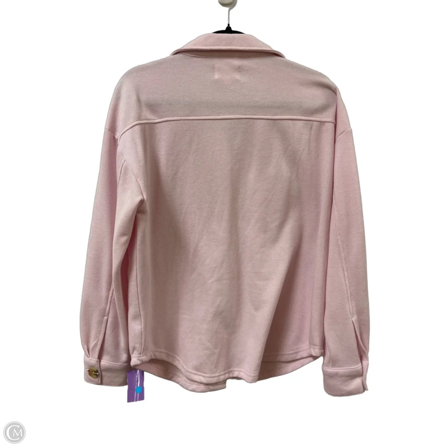 Jacket Shirt By Hippie Rose In Pink, Size: Xs