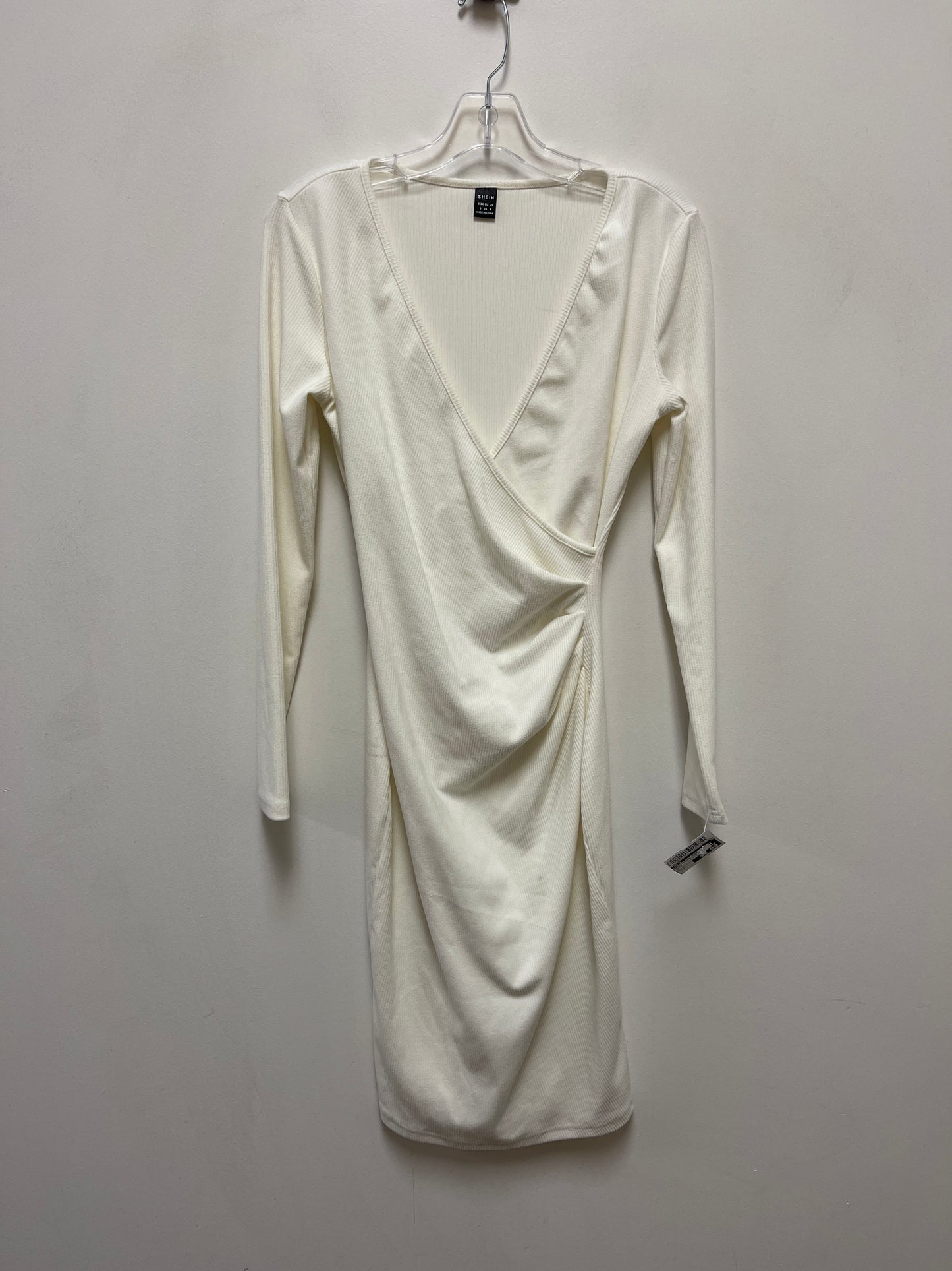 Dress Casual Midi By Shein In White, Size: S