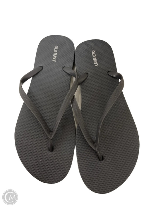 Sandals Flip Flops By Old Navy In Grey, Size: 9
