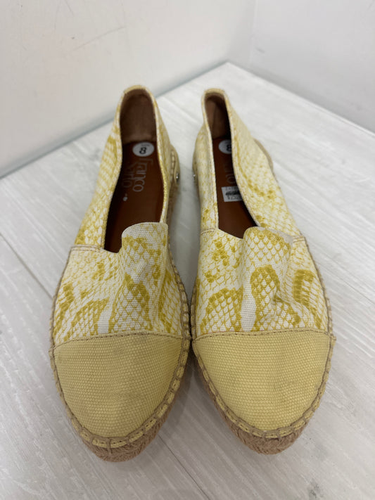 Shoes Flats By Franco Sarto In Yellow, Size: 8