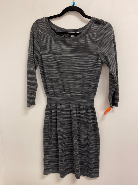 Dress Sweater By Loft In Blue & Grey, Size: Xs