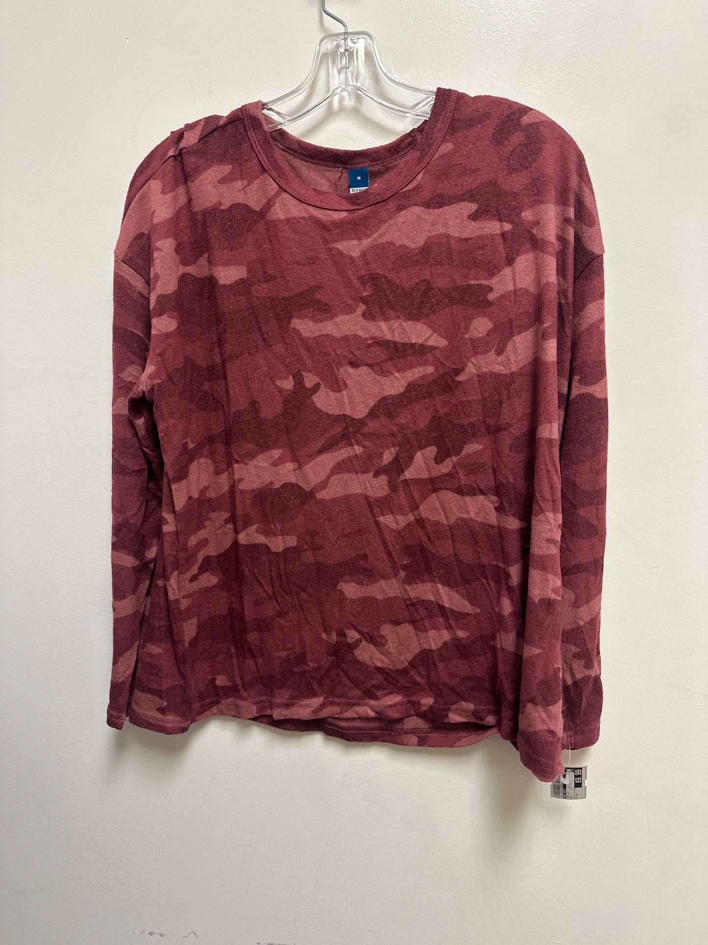 Top Long Sleeve By Old Navy In Red, Size: M