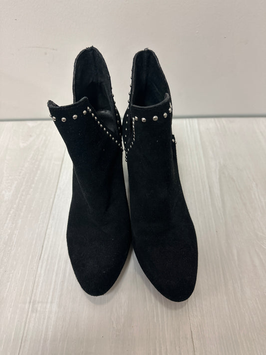Boots Ankle Heels By Steve Madden In Black, Size: 6