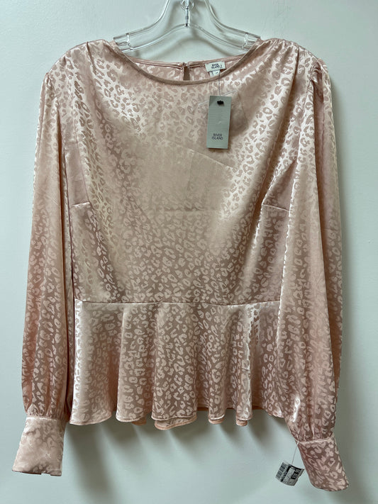 Top Long Sleeve By Clothes Mentor In Pink, Size: Xl