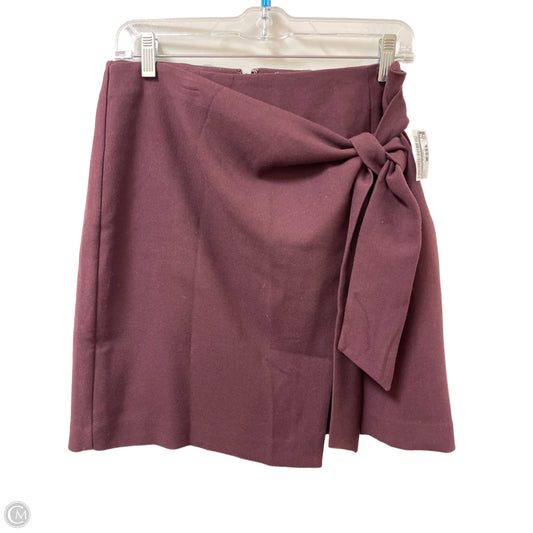 Skirt Mini & Short By Loft In Maroon, Size: 2