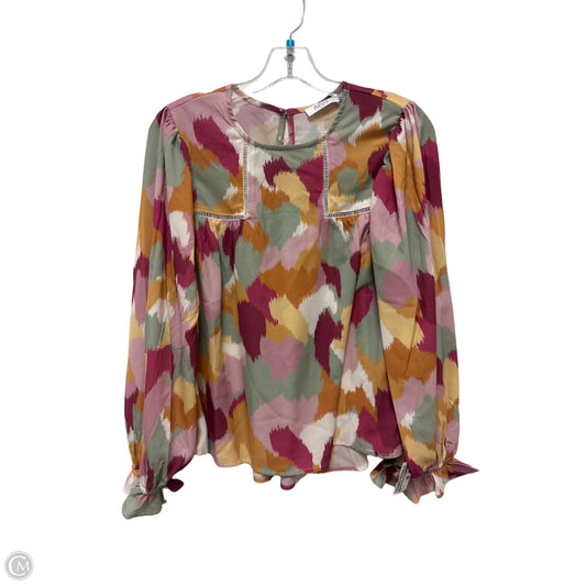 Top Long Sleeve By Clothes Mentor In Multi-colored, Size: S