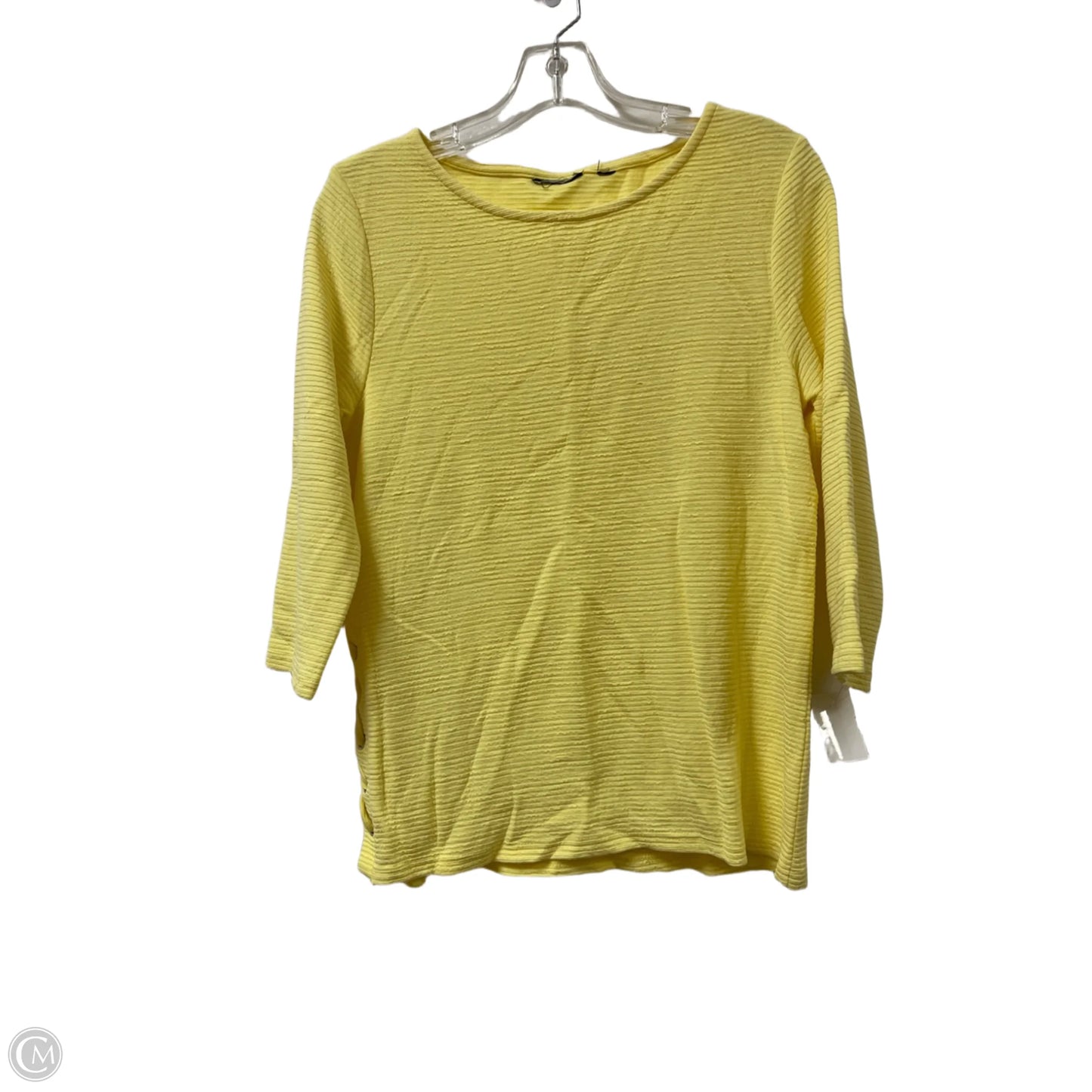 Top Long Sleeve By Clothes Mentor In Yellow, Size: S