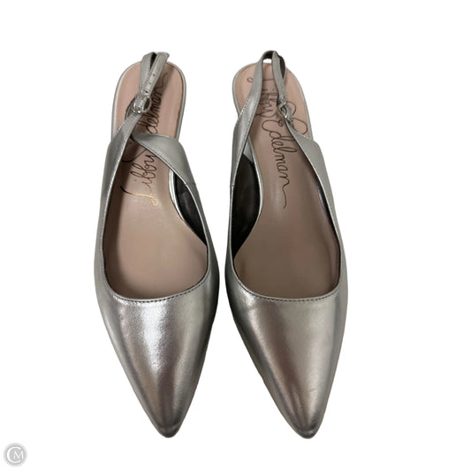Shoes Heels Kitten By Libby Edelman In Silver, Size: 8