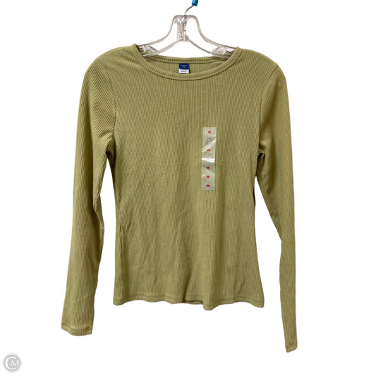 Top Long Sleeve By Old Navy In Green, Size: M