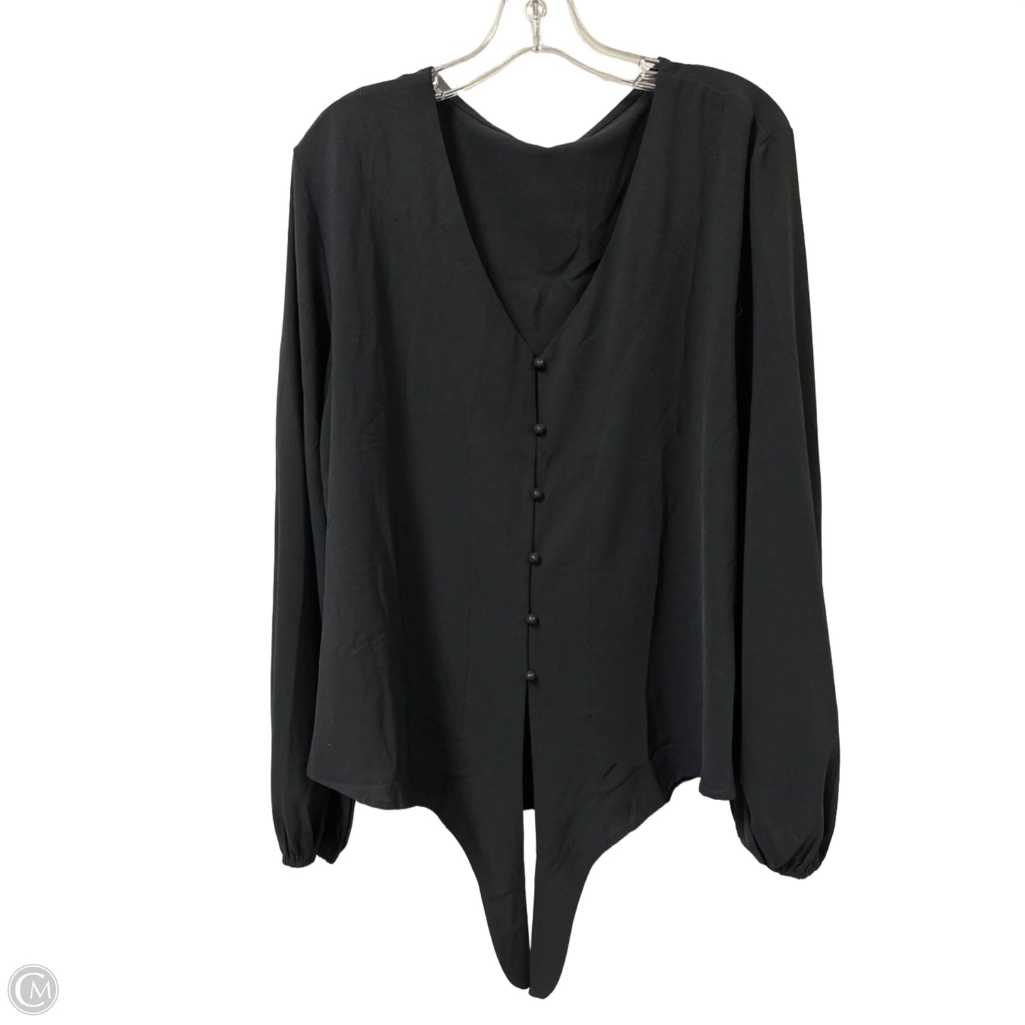 Top Long Sleeve By Clothes Mentor In Black, Size: 2x