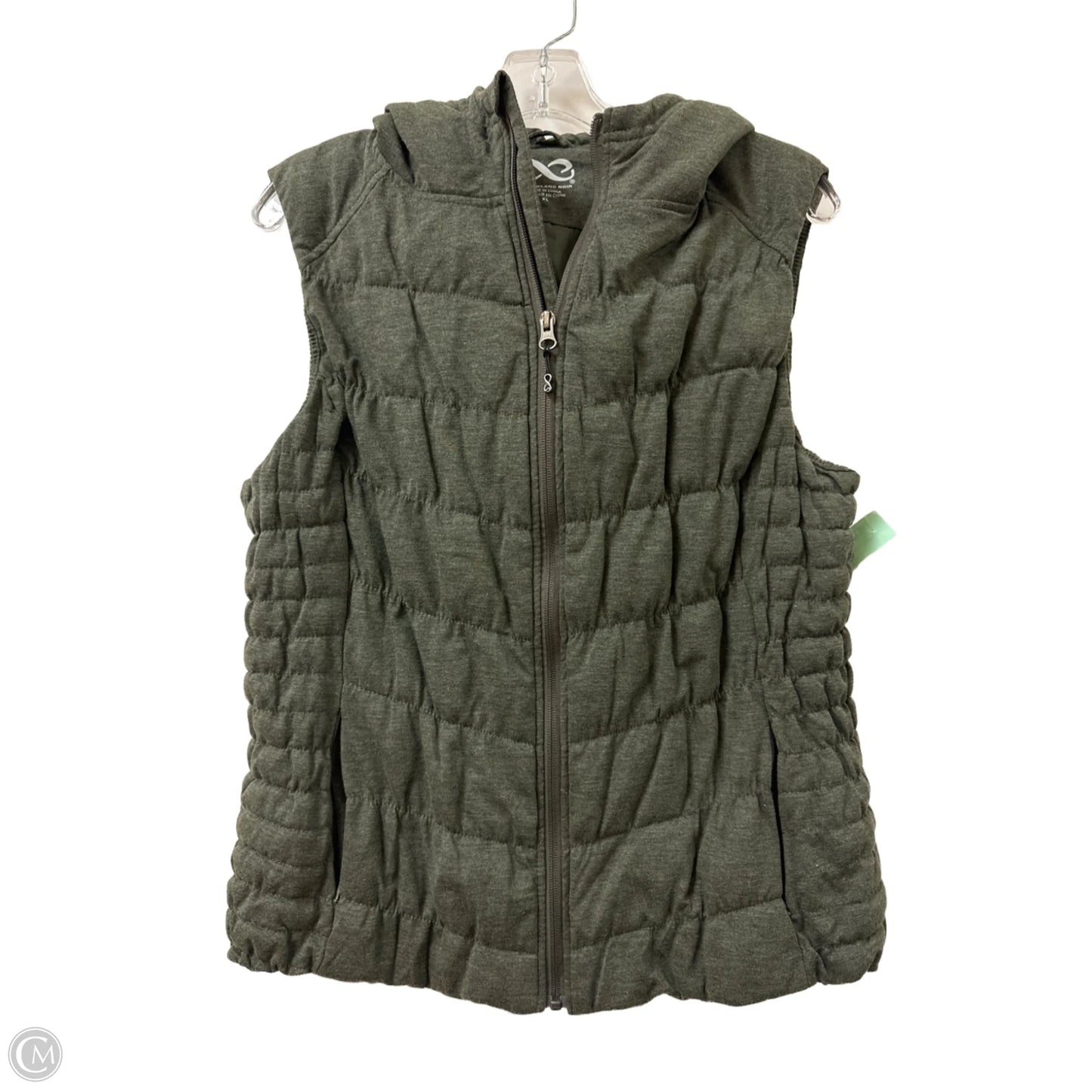 Vest Puffer & Quilted By Clothes Mentor In Green, Size: Xl