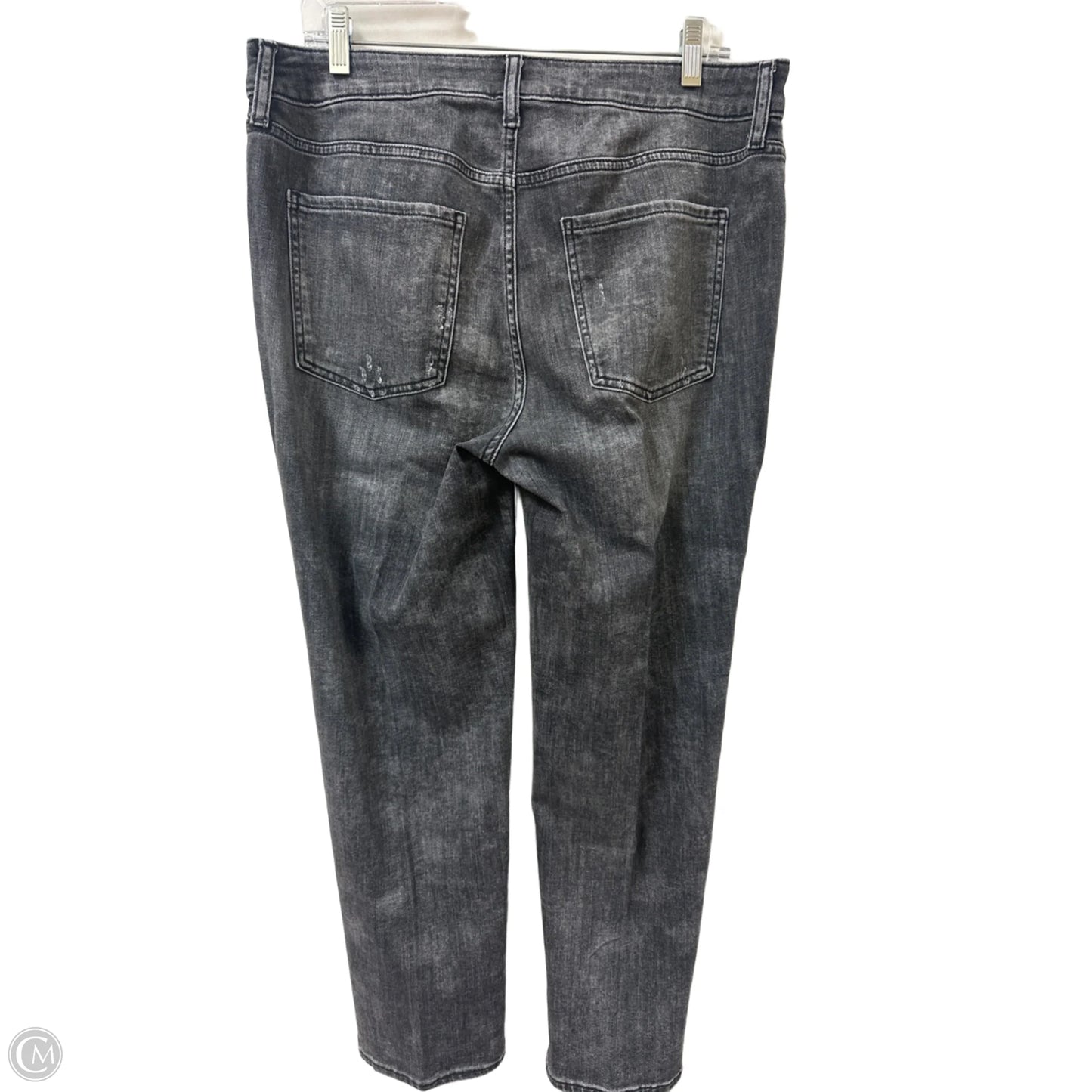 Jeans Boyfriend By Chicos In Grey Denim, Size: 10