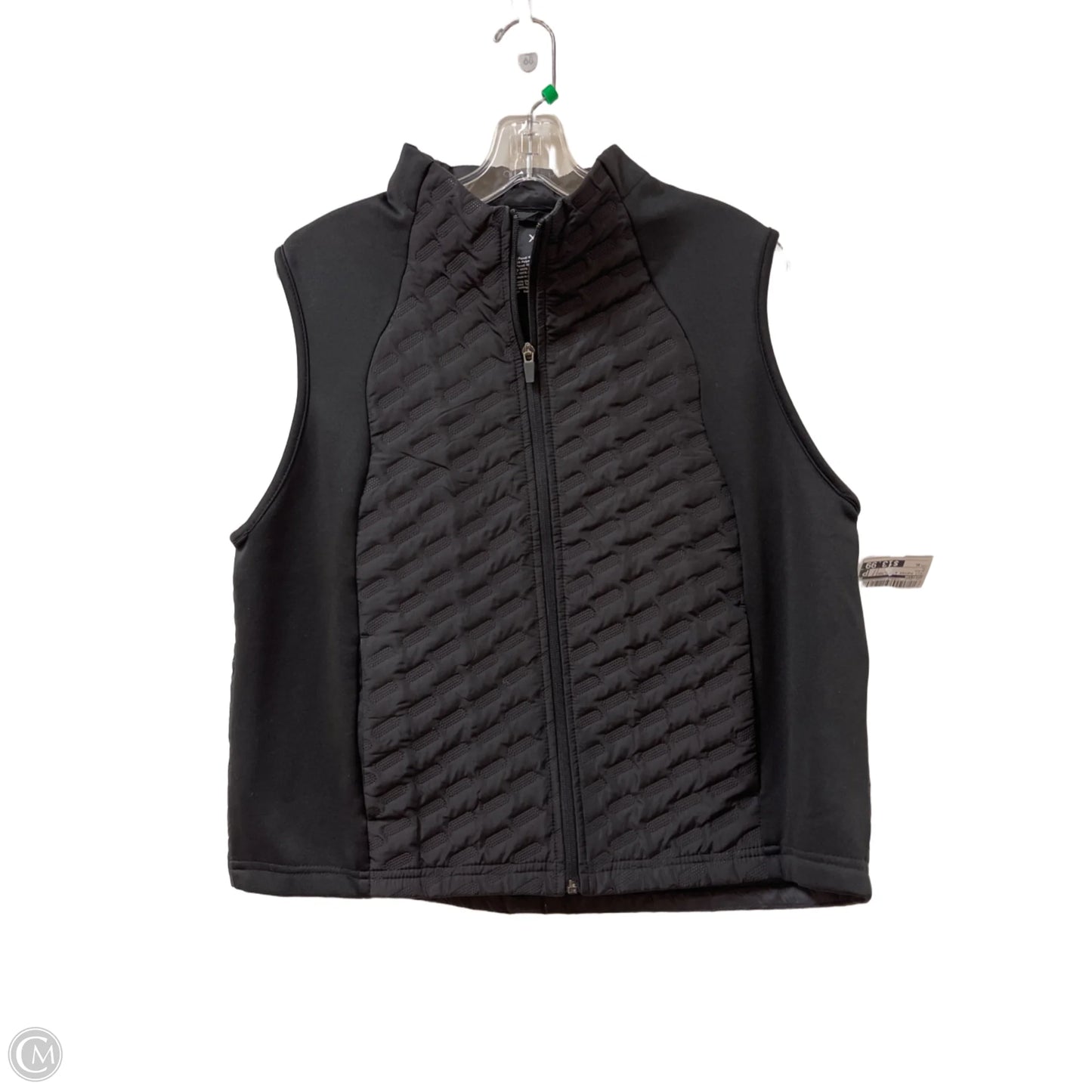 Vest Puffer & Quilted By Xersion In Black, Size: Xl