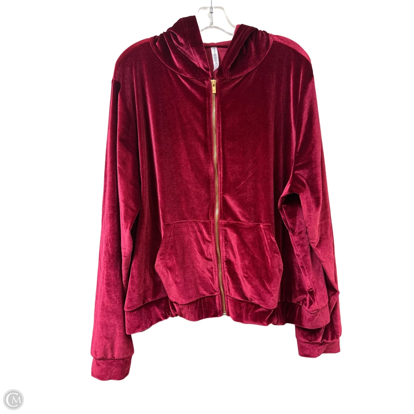 Athletic Jacket By Fabletics In Red, Size: 2x