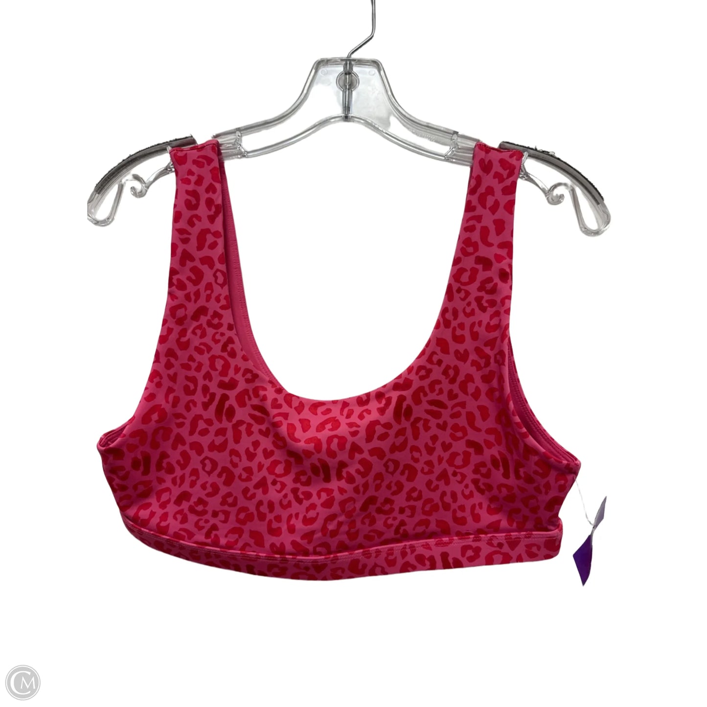 Athletic Bra By Fabletics In Pink & Red, Size: L