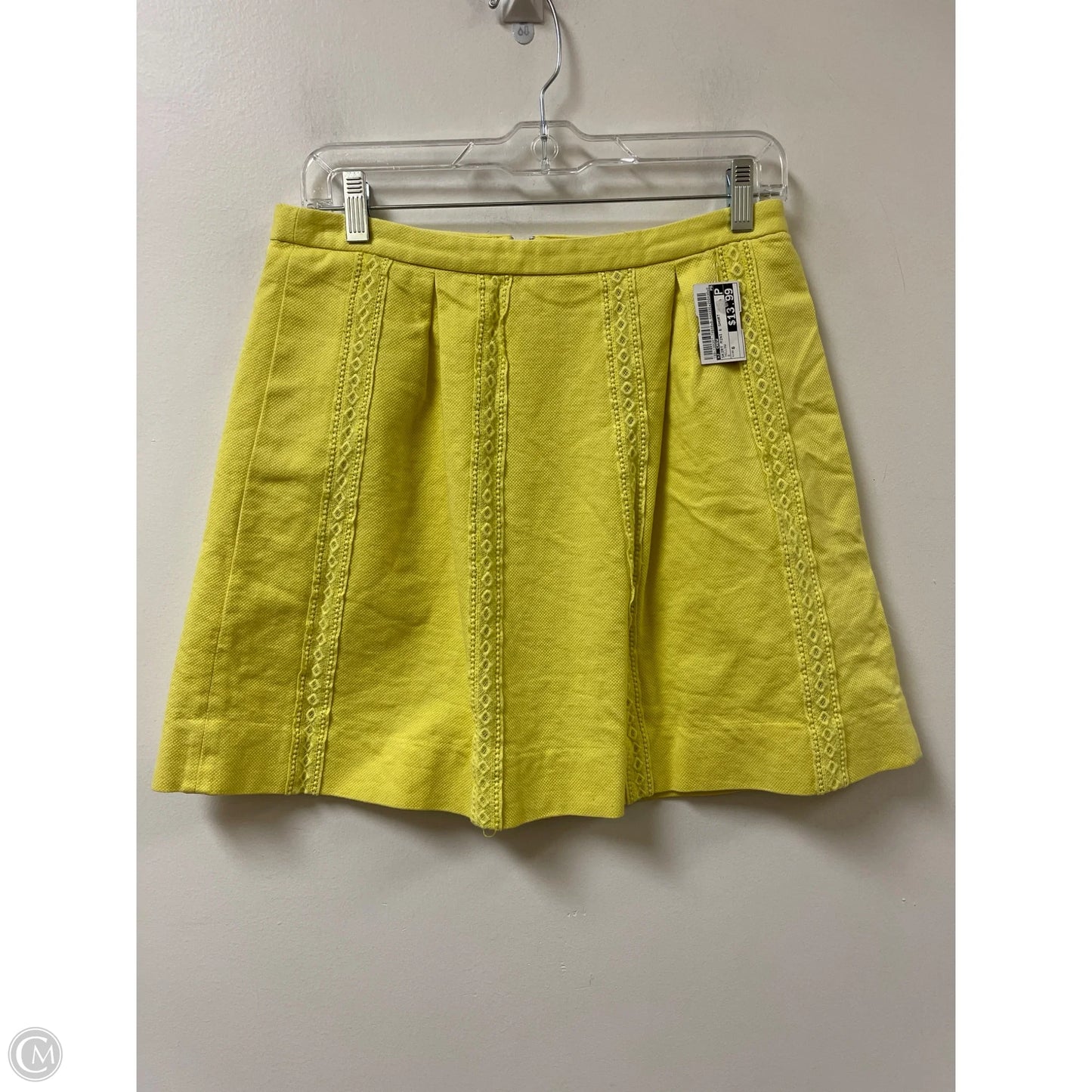 Skirt Mini & Short By J. Crew In Yellow, Size: 6