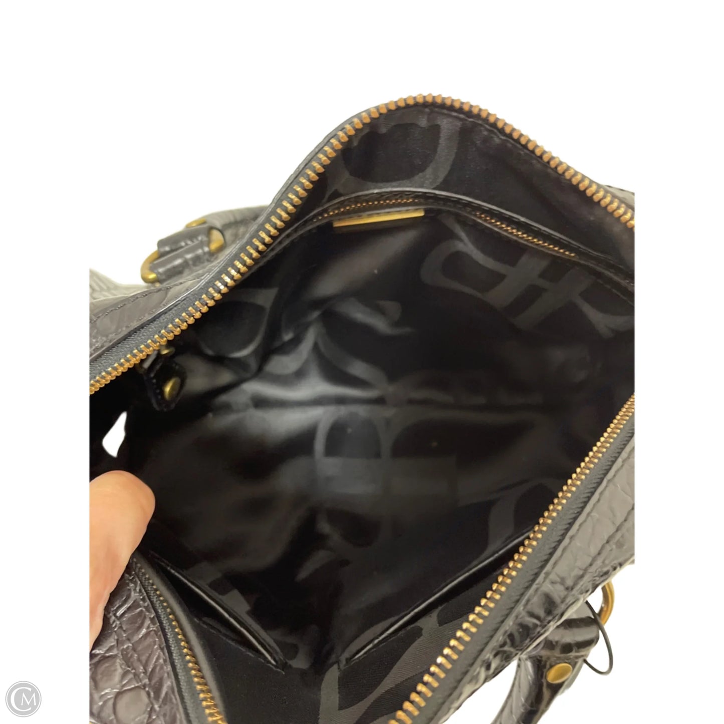 Handbag Leather By Banana Republic, Size: Medium
