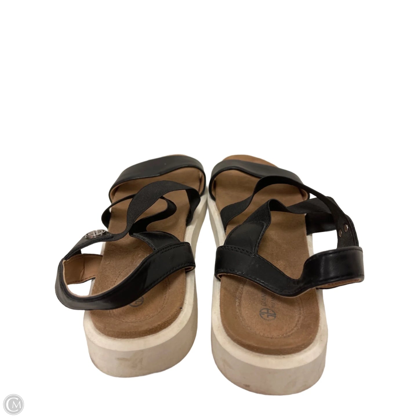 Sandals Flats By Giani Bernini In Black, Size: 6.5