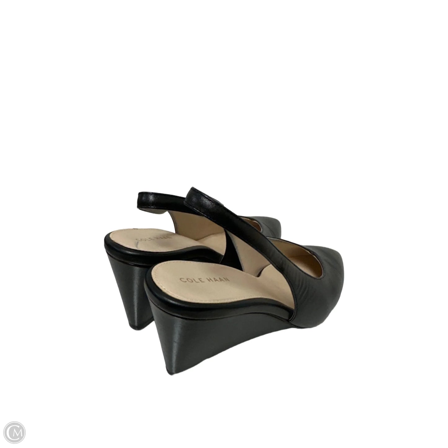 Shoes Heels Wedge By Cole-haan In Black, Size: 8