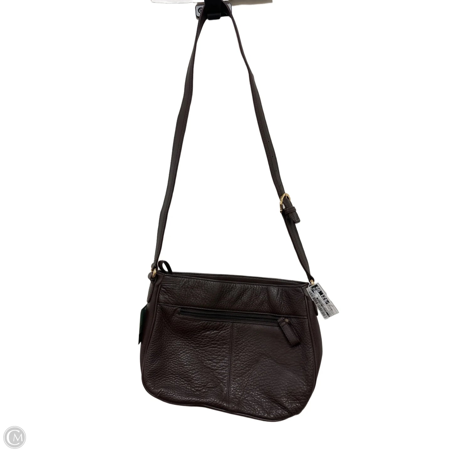 Crossbody Leather By Clothes Mentor, Size: Medium