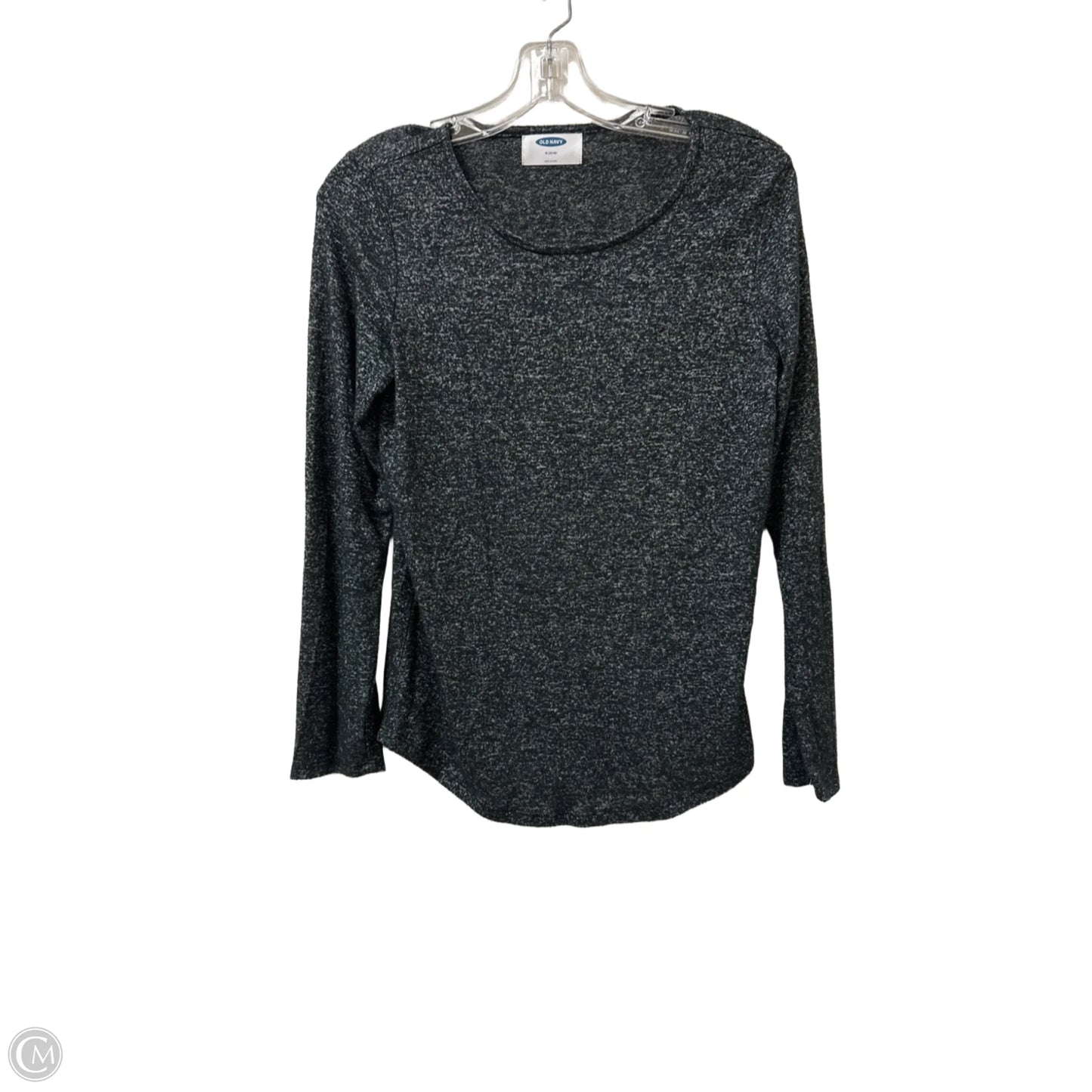 Top Long Sleeve By Old Navy In Black & Grey, Size: Xl