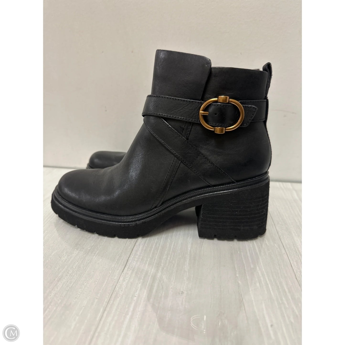 Boots Ankle Flats By Sofft In Black, Size: 11