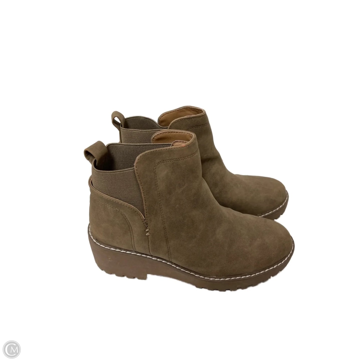 Boots Ankle Flats By Dolce Vita In Taupe, Size: 9