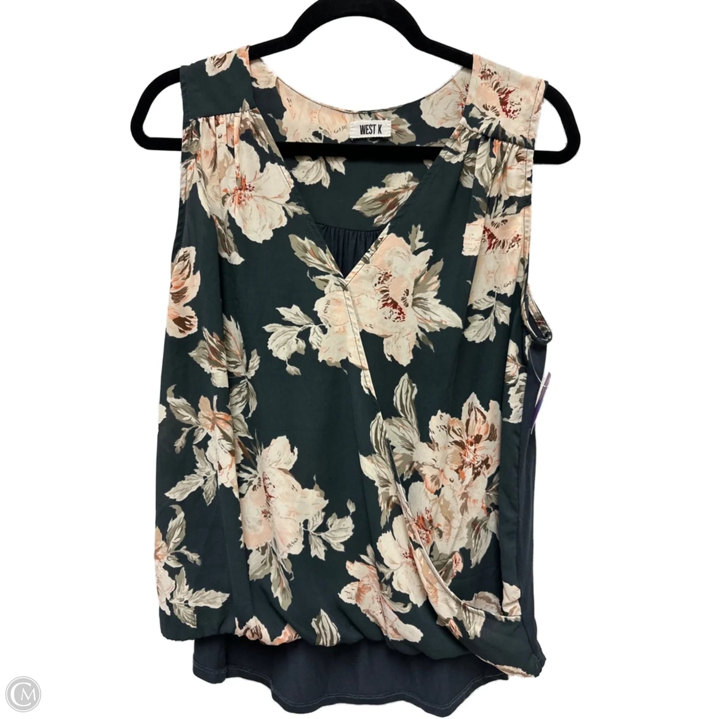 Top Sleeveless By Clothes Mentor In Floral Print, Size: M