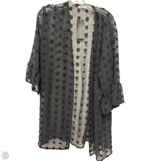 Kimono By Clothes Mentor In Black, Size: M