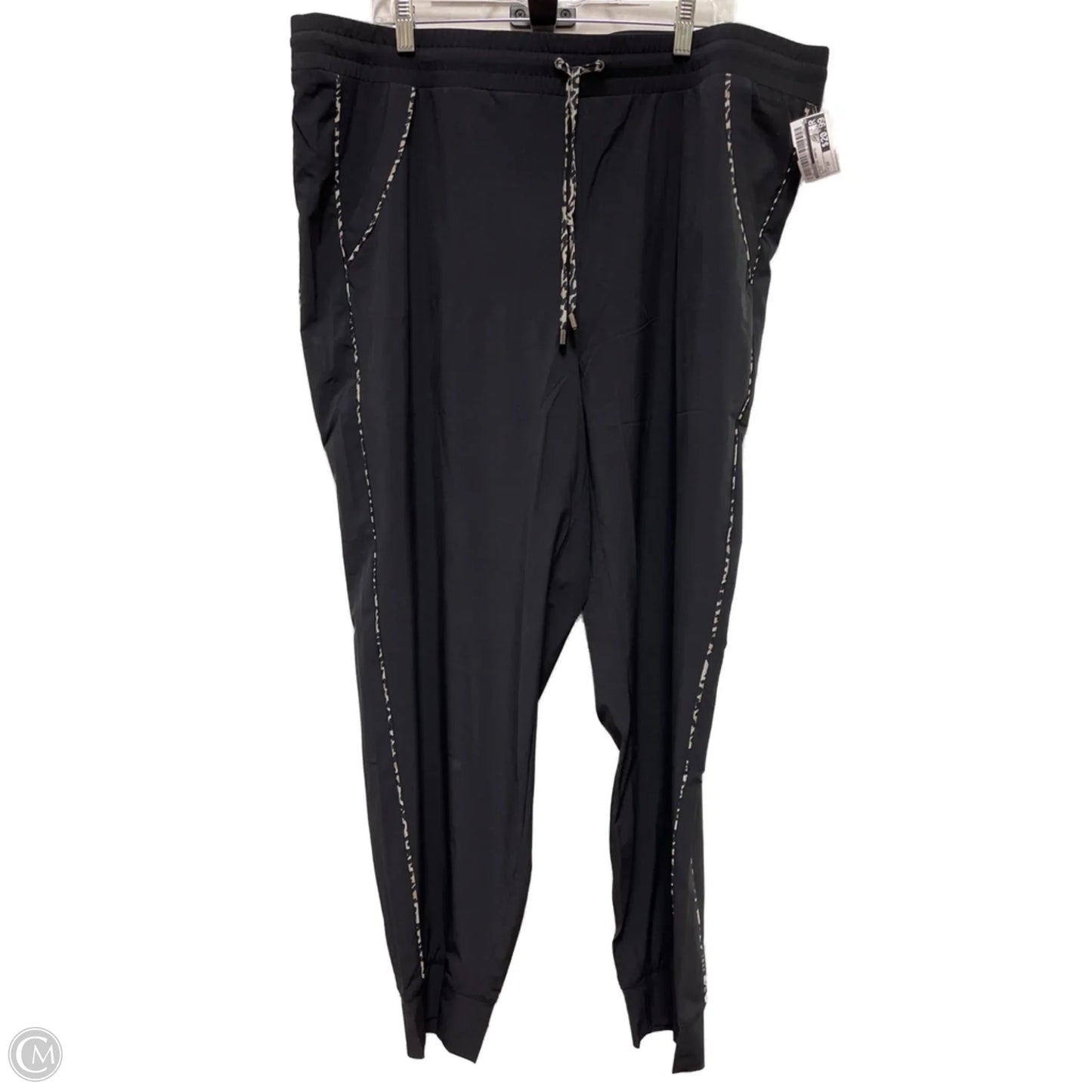 Athletic Pants By Chicos In Black, Size: 20