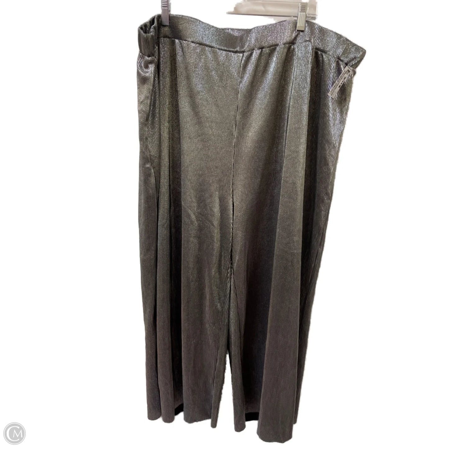 Pants Wide Leg By Michael By Michael Kors In Silver, Size: 22