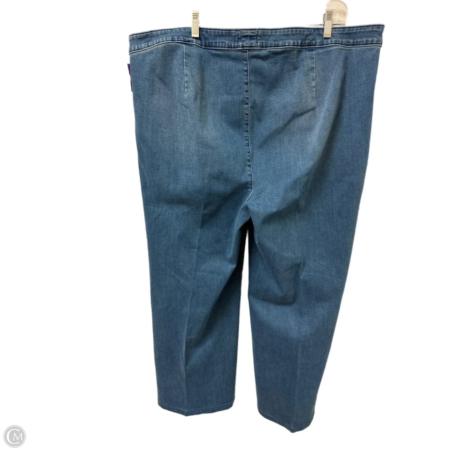 Jeans Wide Leg By Not Your Daughters Jeans In Blue Denim, Size: 22