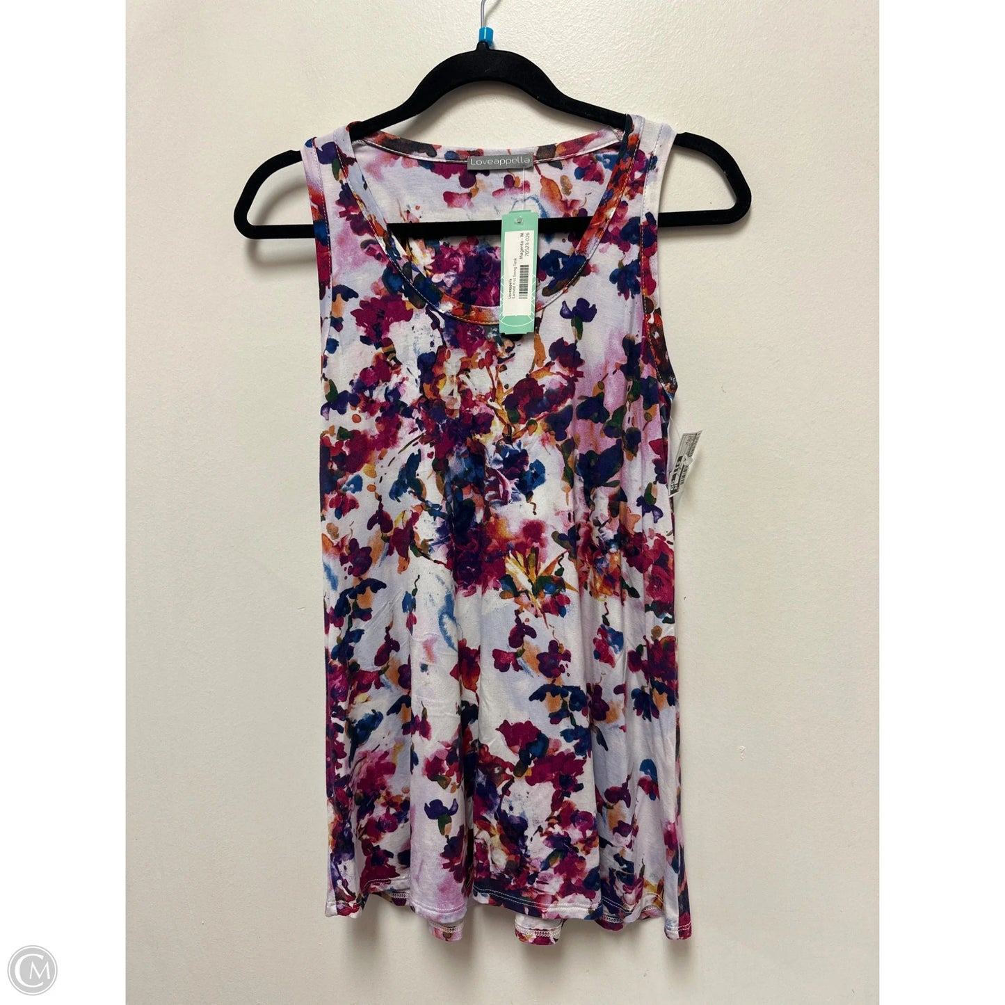 Top Sleeveless By Loveappella In Purple, Size: M