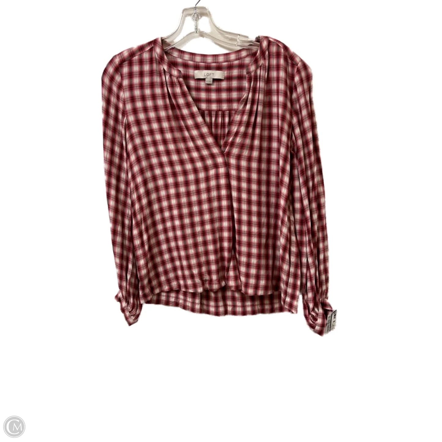 Top Long Sleeve By Loft In Black Denim, Size: Xs