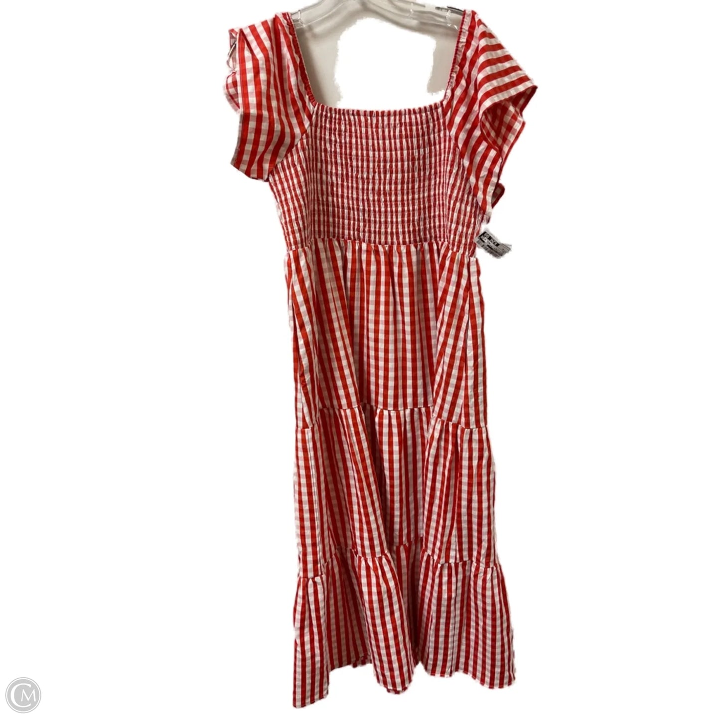Dress Casual Maxi By Buddy Love In Red & White, Size: Xl