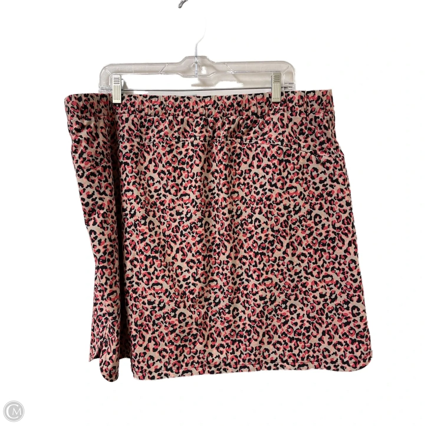 Athletic Skort By Chicos In Animal Print, Size: 16