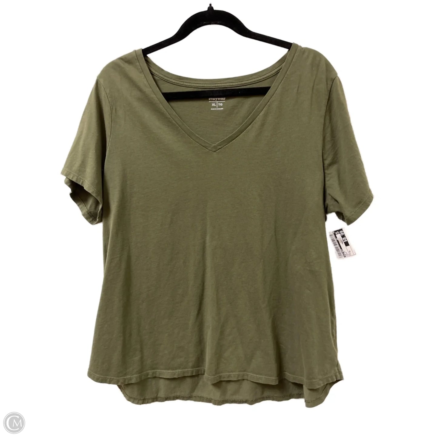 Top Short Sleeve By Old Navy In Green, Size: Xl
