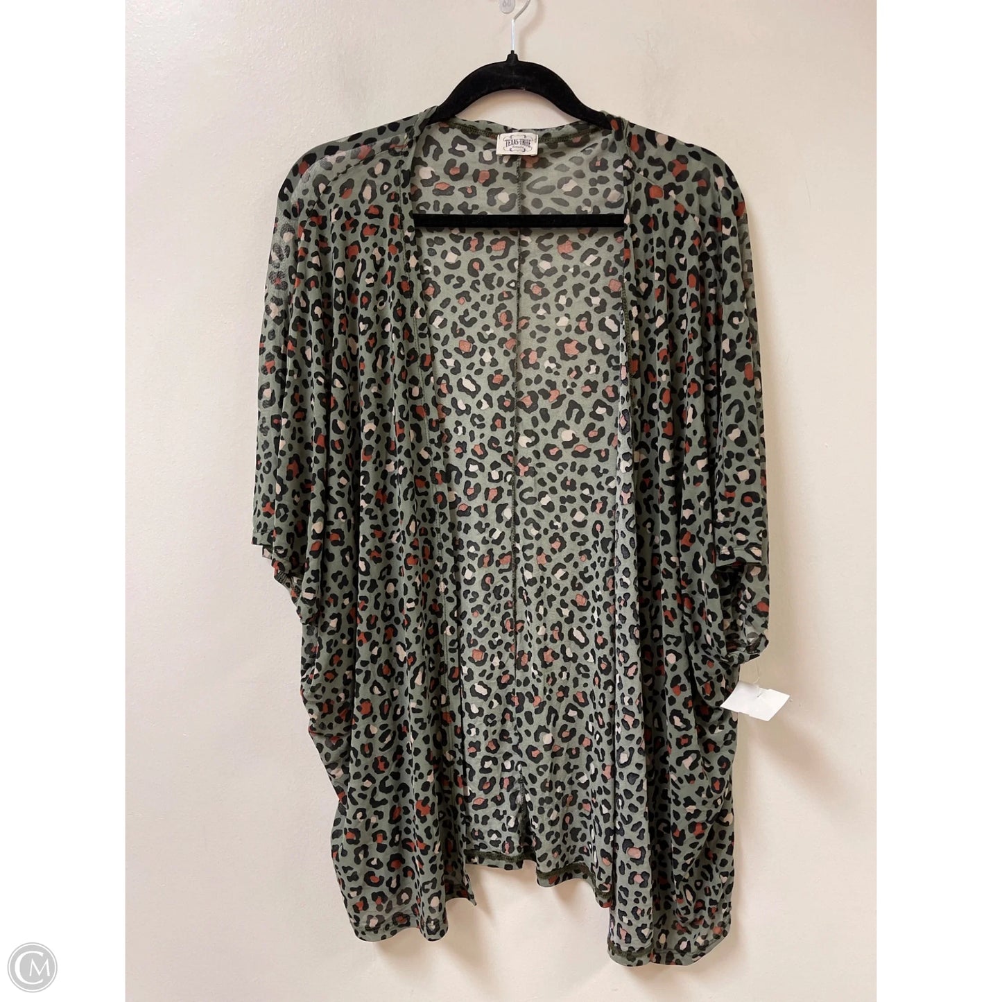 Kimono By Clothes Mentor In Animal Print, Size: Osfm
