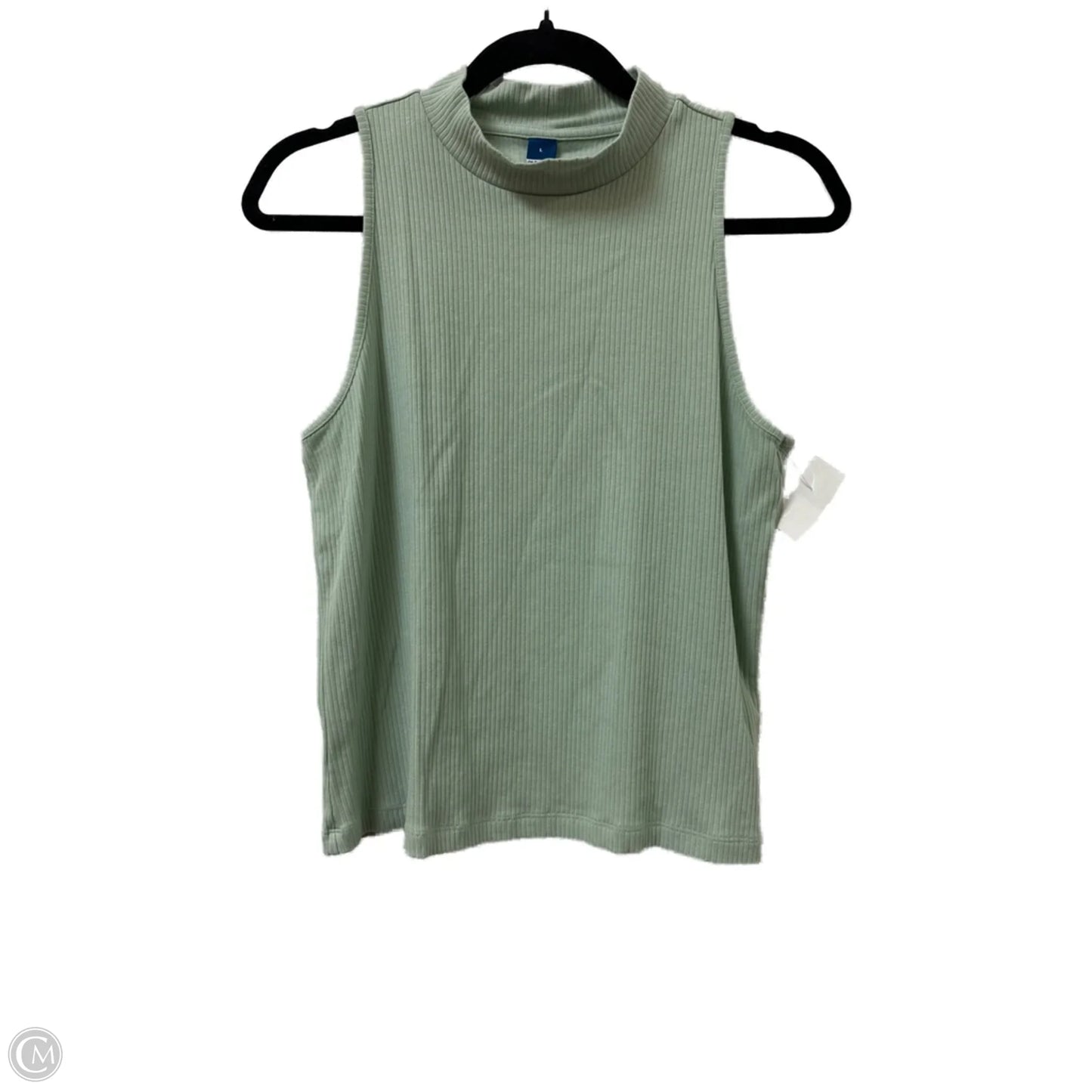 Top Sleeveless By Old Navy In Green, Size: L