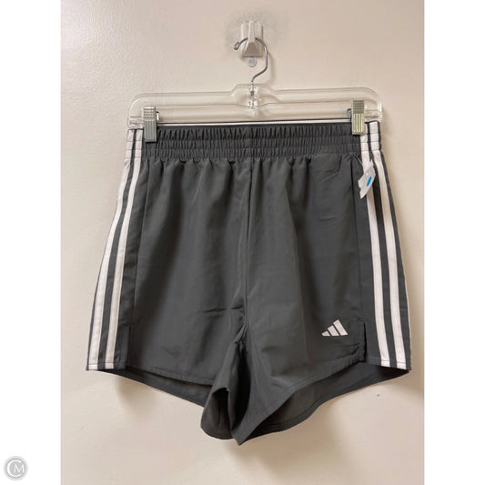 Athletic Shorts By Adidas In Grey, Size: S
