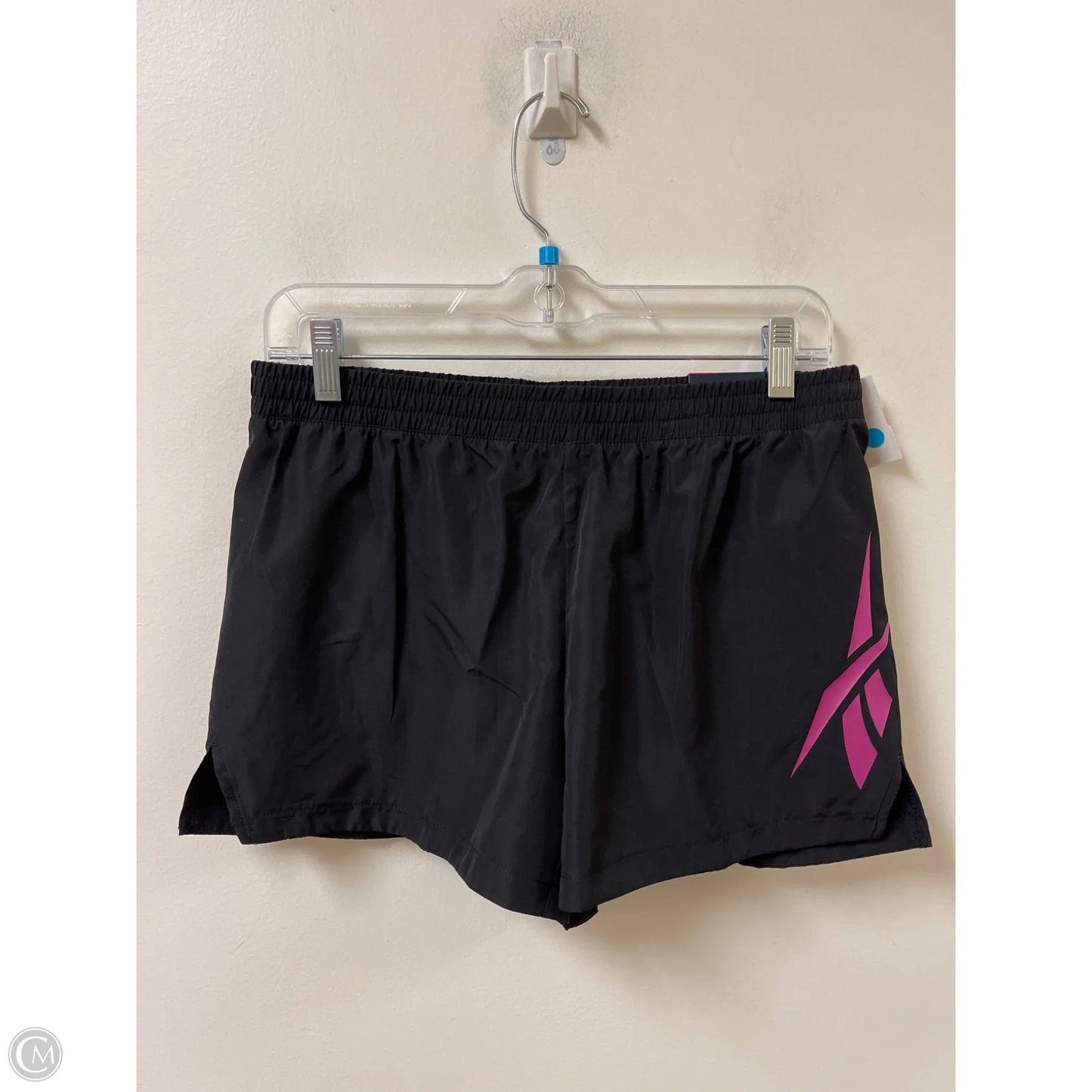 Athletic Shorts By Reebok In Black & Pink, Size: S