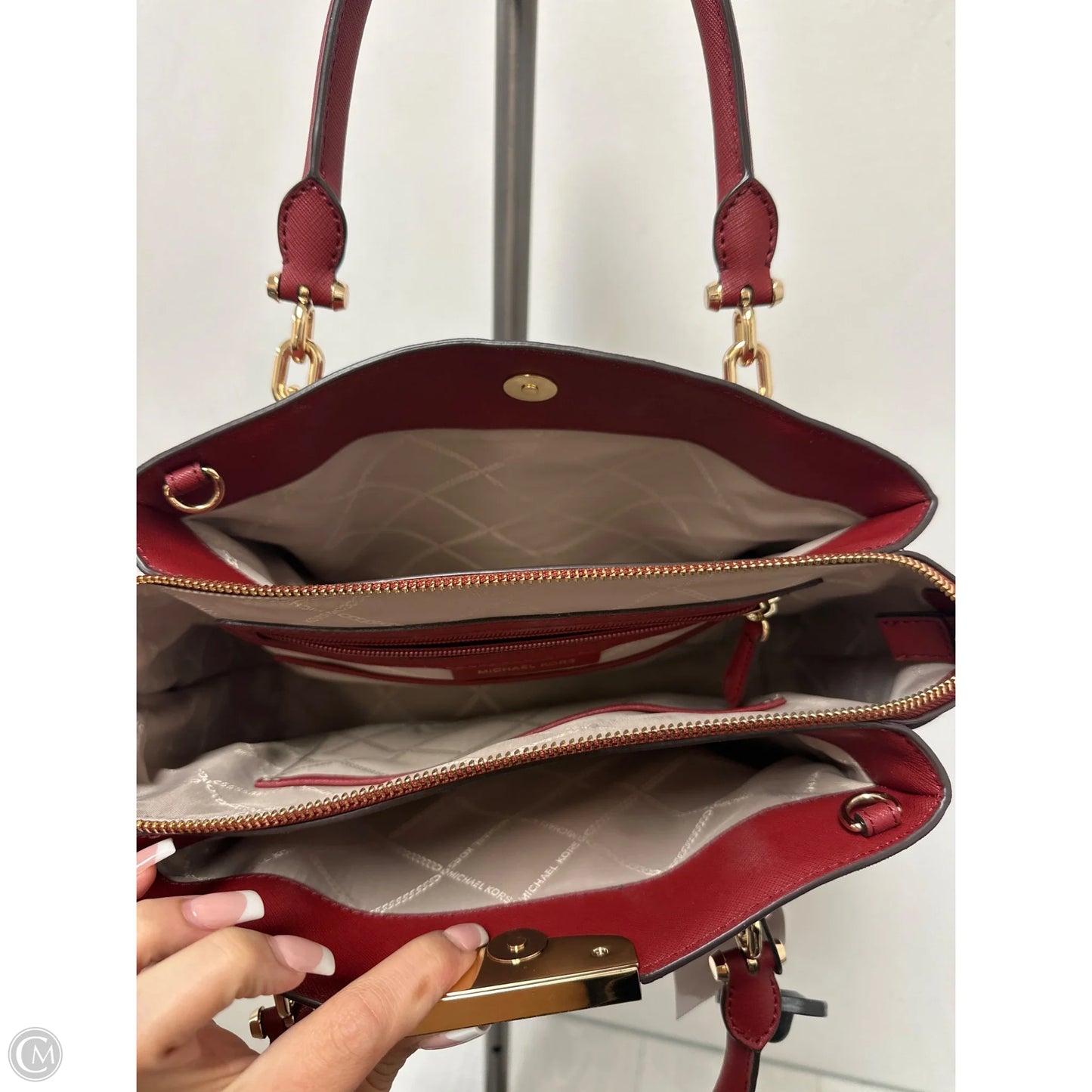 Handbag Designer By Michael Kors, Size: Medium